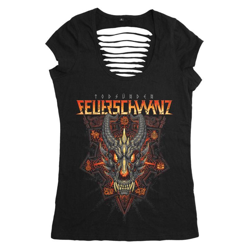 Deadly Sins by Feuerschwanz - Girlie Shirts - shop now at Feuerschwanz store