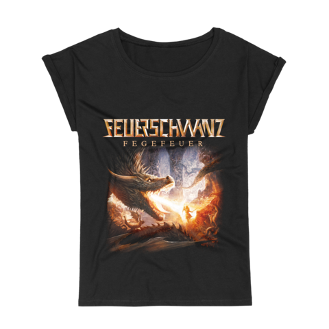 Fegefeuer by Feuerschwanz - Girlie Shirt - shop now at Feuerschwanz store