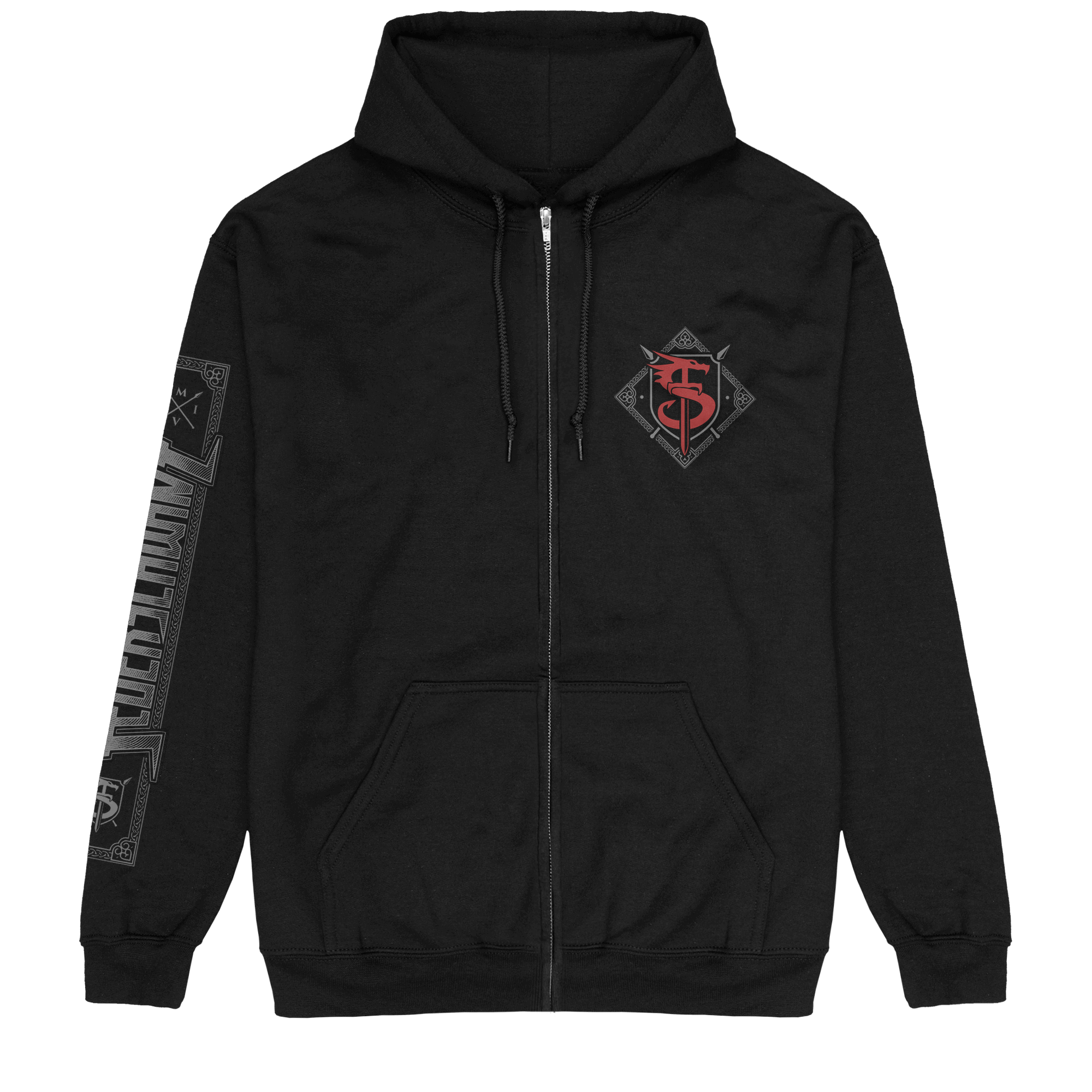 Feuerschwanz Card of Fire Kapuzenjacke 435223