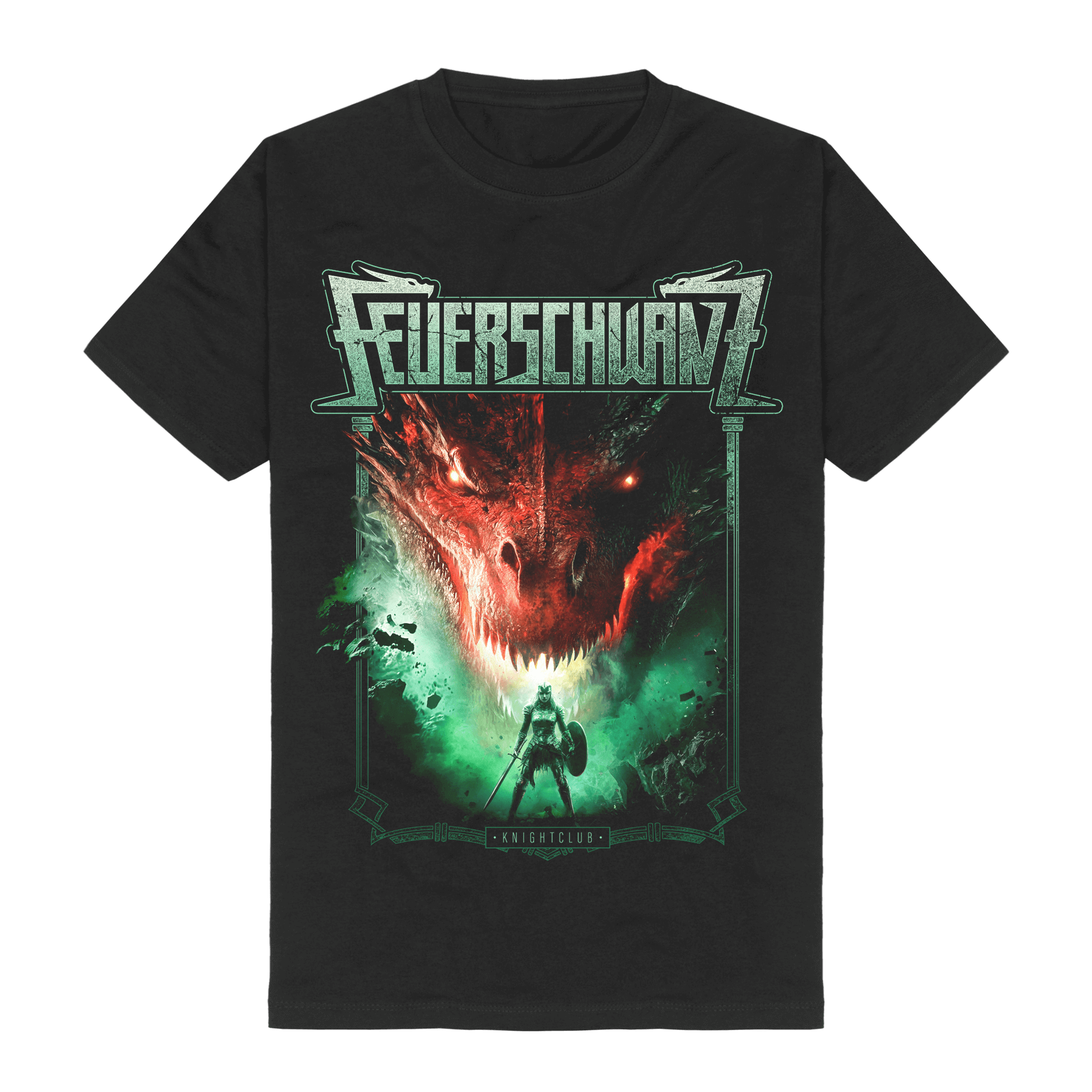 Feuerschwanz Knightclub Album Cover T-Shirt 399877