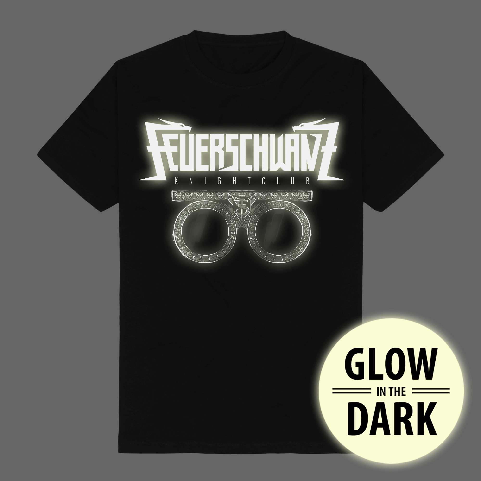 Feuerschwanz Party In The Knightclub (Glow) T-Shirt 399904